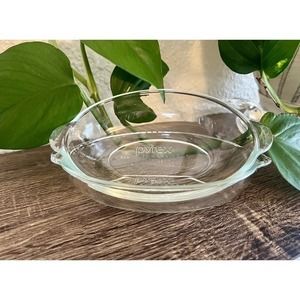 Pyrex‎ 328 Corning 1 Cup Oval Clear Glass Baking Dessert Dish, Set Of 2